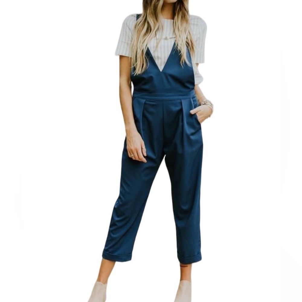 Roolee Manhattan Modern Jumpsuit, Euc, Size M — image 3 of 8
